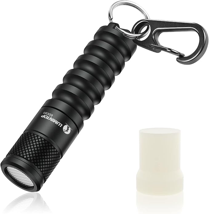 LUMINTOP EDC01 Keychain Flashlight 120 lumens Pocket EDC Flashlights 36 Hours IPX8 Waterproof