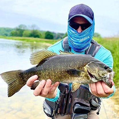 BASSDASH UPF 50+ UV Sun Protection Neck Gaiter Fishing Mask Hunting Kayaking Hiking Cycling Ski Sports