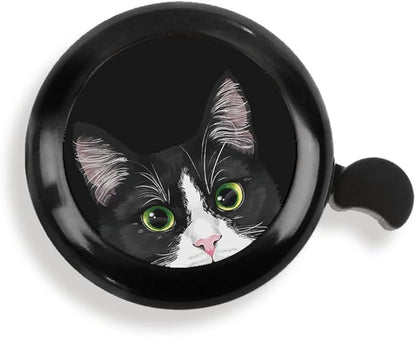 WIRESTER Cute Aluminum Round Bike Bell, Classic Ring Bicycle Bell, Bike Accessories Bell Ring for Adults Kids Girls Boys (Black, Red, Blue, Purple)