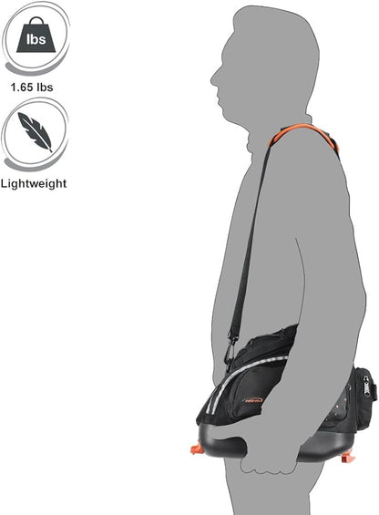 Ibera PakRak Touring Bicycle Seatpost/Disc/Non/Disc Rack and Quick Release Bag