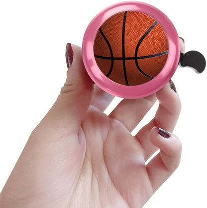 WIRESTER Pink Aluminum Round Bike Bell, Classic Ring Bicycle Bell, Bike Accessories Bell Ring for Adults Kids Girls Boys