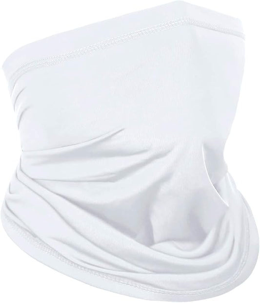 Achiou Cooling Neck Gaiter Face Cover Scarf, UV Protection Mask for Men and Women,Soft Windproof, Hiking Cycling Running