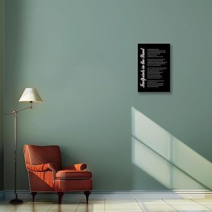 Matniger Footprints in Sand Wall Art Poem Poster Framed Prints Christian Religious Quotes Wall Art Inspirational Poster Poetry Canvas Wall Decor 12x18inches