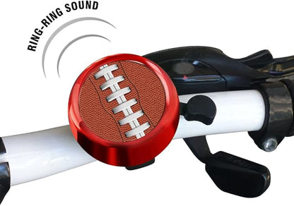 WIRESTER Cute Aluminum Round Bike Bell, Classic Ring Bicycle Bell, Bike Accessories Bell Ring for Adults Kids Girls Boys (Black, Red, Blue, Purple)