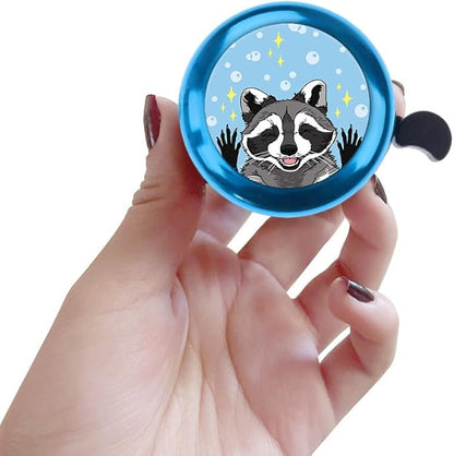 WIRESTER Blue Aluminum Round Bike Bell, Classic Ring Bicycle Bell, Bike Accessories Bell Ring for Adults Kids Girls Boys