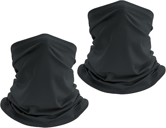 Pukavt 2 Pack 3 Hole Winter Knitted Mask, Full Face Cover Ski Mask Warm Balaclava for Skiing, Motorcycle, Snowboard