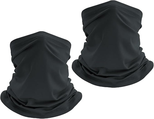 Pukavt 2 Pack 3 Hole Winter Knitted Mask, Full Face Cover Ski Mask Warm Balaclava for Skiing, Motorcycle, Snowboard