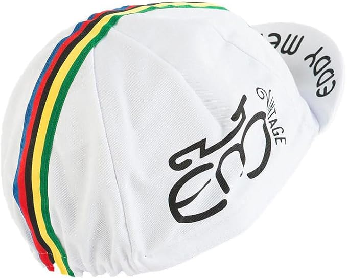 Vintage Team Cycling Caps - Anti Sweat Caps | for Stand-Alone or Under Helmet | Team Jersey Caps, Outdoor Caps, Made in Italy