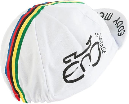 Vintage Team Cycling Caps - Anti Sweat Caps | for Stand-Alone or Under Helmet | Team Jersey Caps, Outdoor Caps, Made in Italy