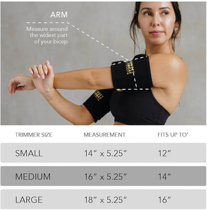 Sports Research Sweet Sweat Waist Trimmer (Core Series) - Premium Sweat Enhancing Fitness Band for Women & Men