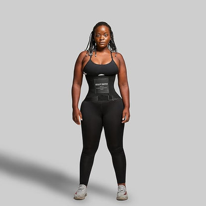 Hourglass Waist Trainer for Women – Adjustable Sweat Band for Stomach, Tummy Control & Workout Waist Trimmer