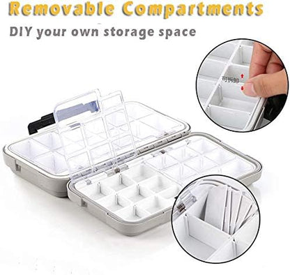 Fishing Lure Boxes, Waterproof Portable Tackle Box Organizer With Storing Tackle Set Plastic Storage - Mini Utility Lures Fishing Box, Small Organizer Box