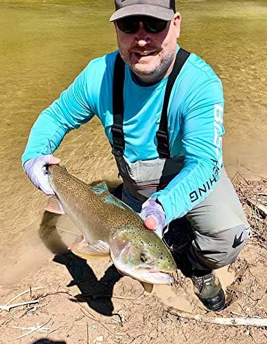 BASSDASH Fishing T Shirts for Men UV Sun Protection UPF 50+ Long Sleeve Tee T-Shirt