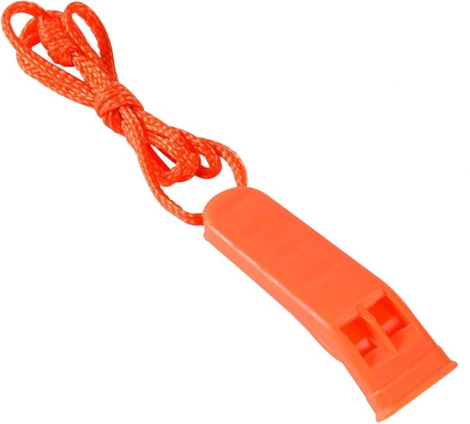 WSSROGY 12 Pack Emergency Whistles with Lanyard, 120db Safety Whistle Emergency for Survival Rescue Signaling