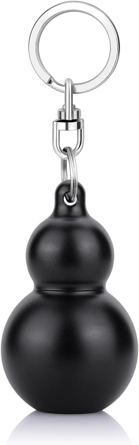 LIGHTFE Mini Flashlight Keychain Jewelry Mini Light Handheld Emergency Light (Mini02 Black)