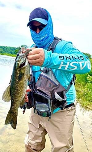 BASSDASH UPF 50+ UV Sun Protection Neck Gaiter Fishing Mask Hunting Kayaking Hiking Cycling Ski Sports