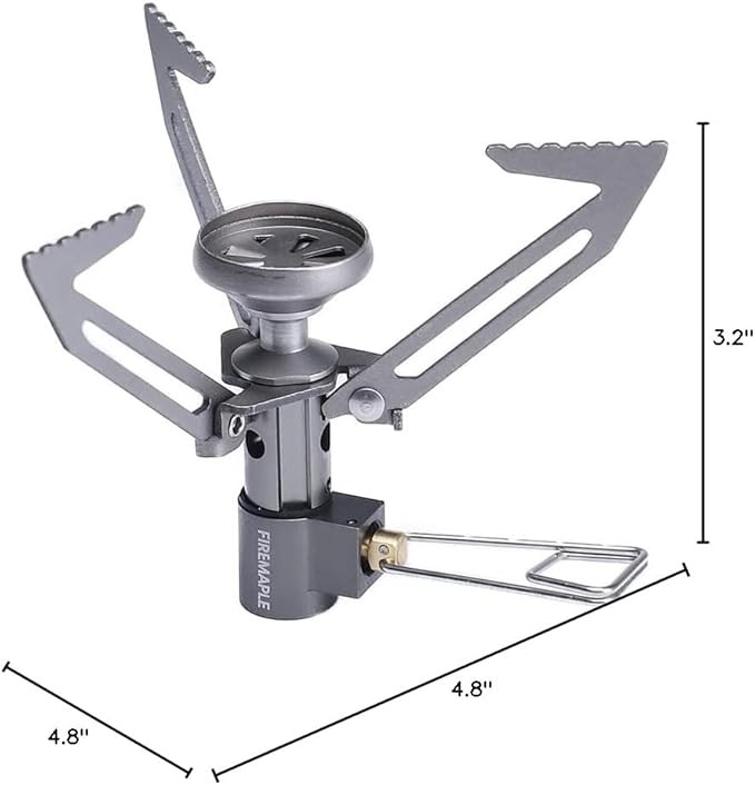 Fire-Maple Hornet II Portable Backpacking Hiking Stove, Mini with High Stability, UItra Light Titanium Gas Stove, for Camping, Backpacking, Hiking, and Survival