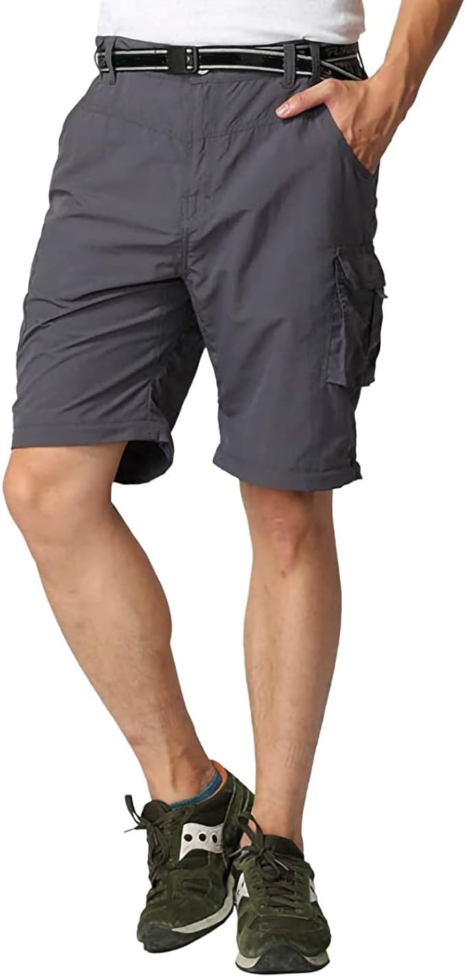 JOMLUN Boy’s Scout Pants Convertible Hiking Quick Dry Zip Off Pants Outdoor Climbing Casual Trouser Kids Youth Cargo Pants