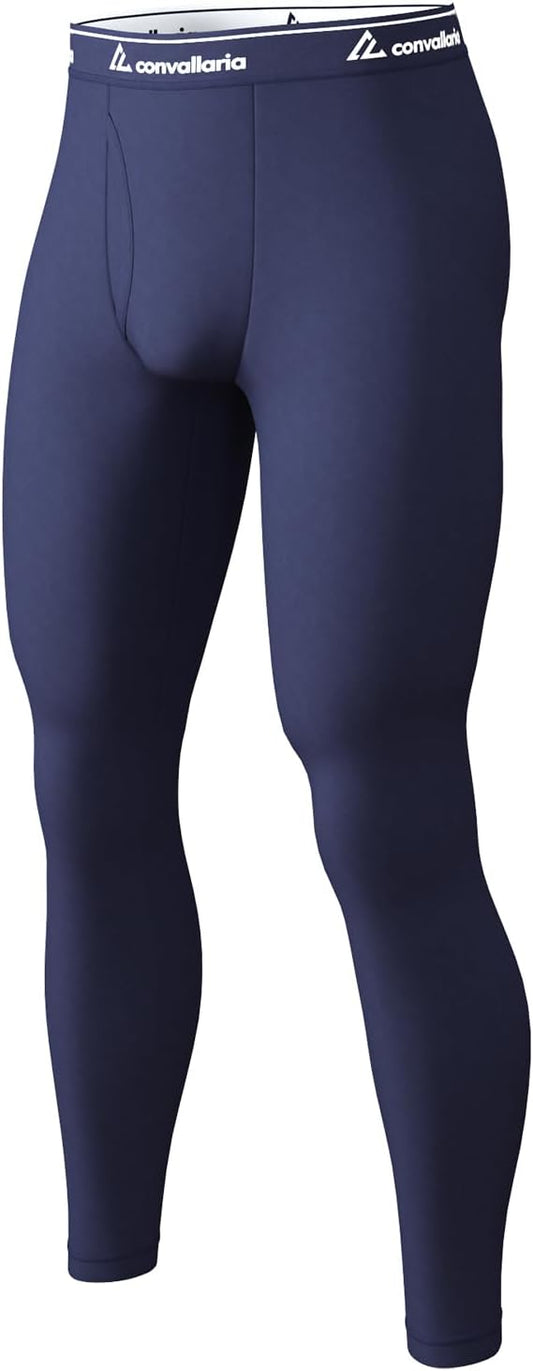 Men's Thermal Pants Fleece Lined Long Johns Compression Bottom Athletic Base Layer Cold Weather Gear 1 2 4 Pcs