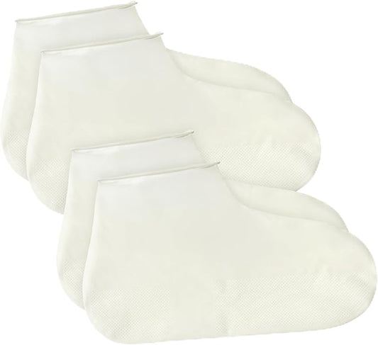 2 Pairs Shoe Covers Waterproof Silicone Rain Shoe Covers Reusable Non Slip Outdoor Cycling Boot Protectors Fits Outdoor Cycling Women Men