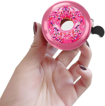 WIRESTER Pink Aluminum Round Bike Bell, Classic Ring Bicycle Bell, Bike Accessories Bell Ring for Adults Kids Girls Boys