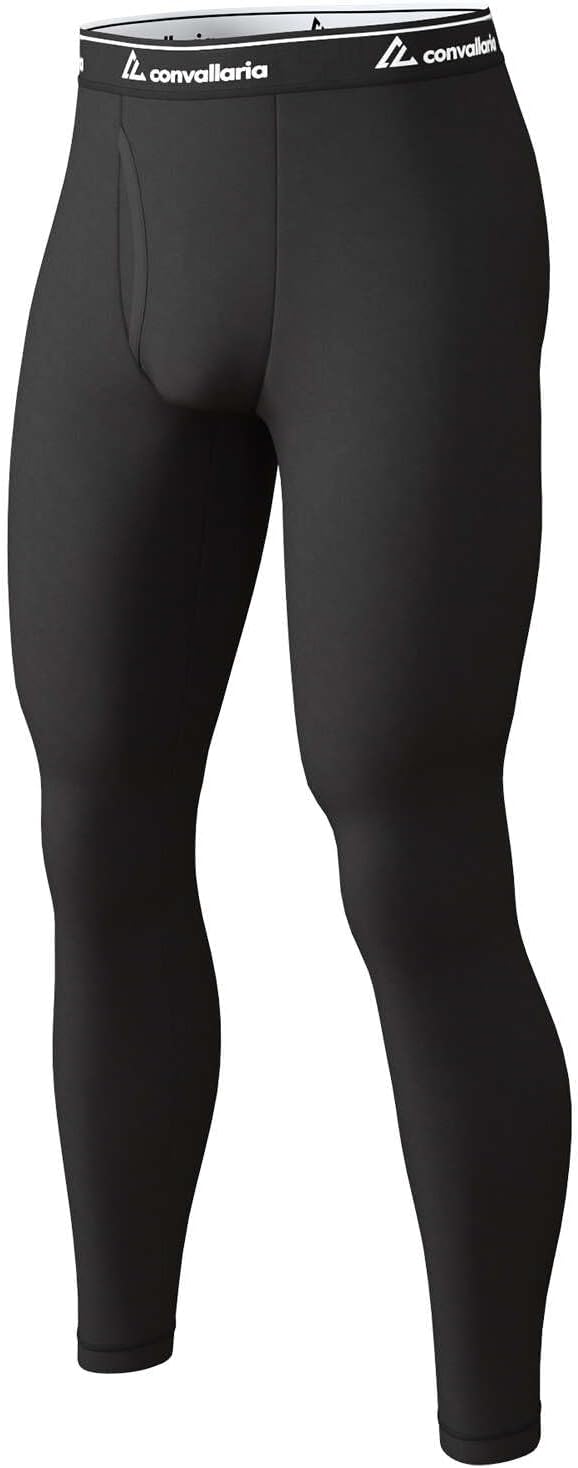 Men's Thermal Pants Fleece Lined Long Johns Compression Bottom Athletic Base Layer Cold Weather Gear 1 2 4 Pcs