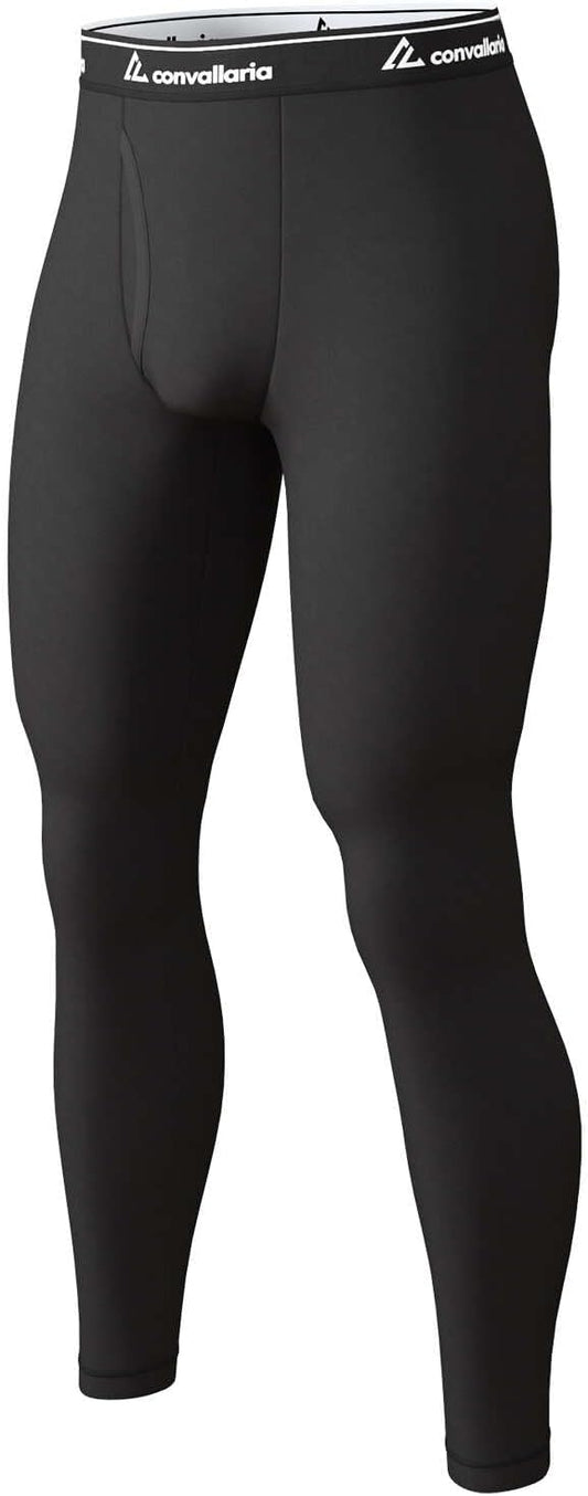 Men's Thermal Pants Fleece Lined Long Johns Compression Bottom Athletic Base Layer Cold Weather Gear 1 2 4 Pcs