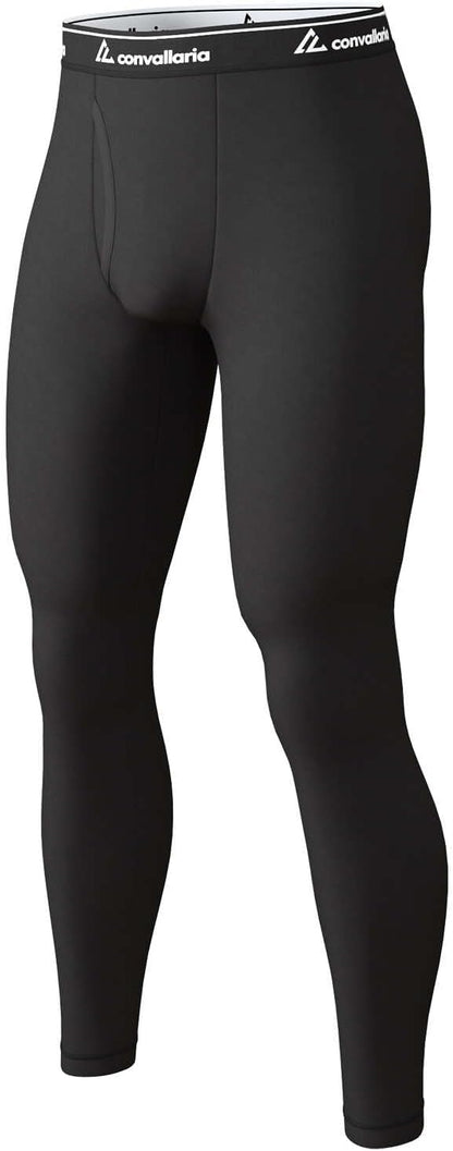 Men's Thermal Pants Fleece Lined Long Johns Compression Bottom Athletic Base Layer Cold Weather Gear 1 2 4 Pcs