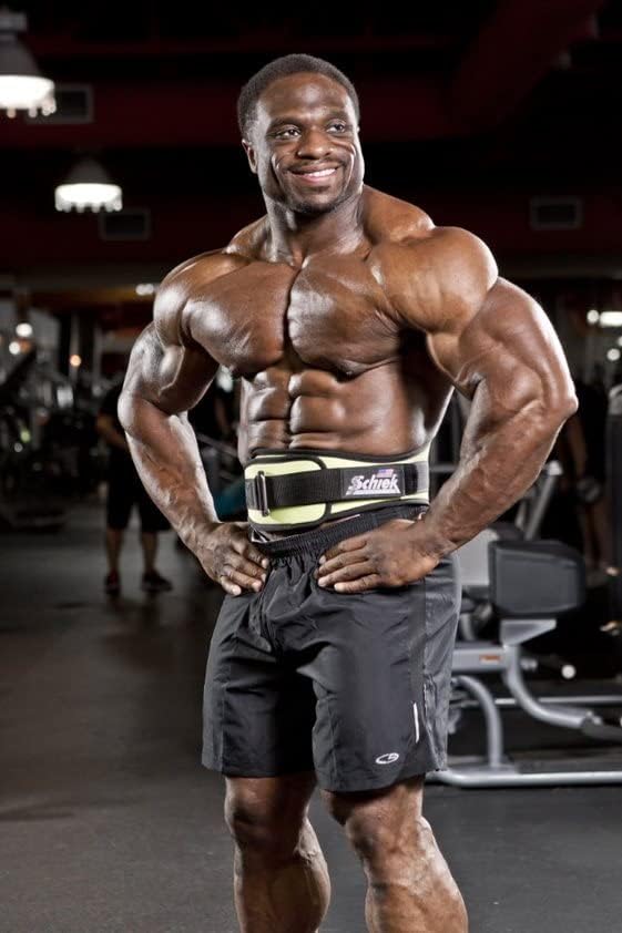 Schiek Sports Model 2004 Nylon 4 3/4" Weight Lifting Belt - Black