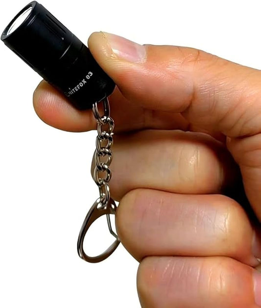 e3 Mini Keychain Flashlight Micro Small Keychain Light Bright 100 lumens Protable Pockect Light Key Ring Torch for Everyday Dog Walk Camping Hiking Nice Gift for Parents Friends