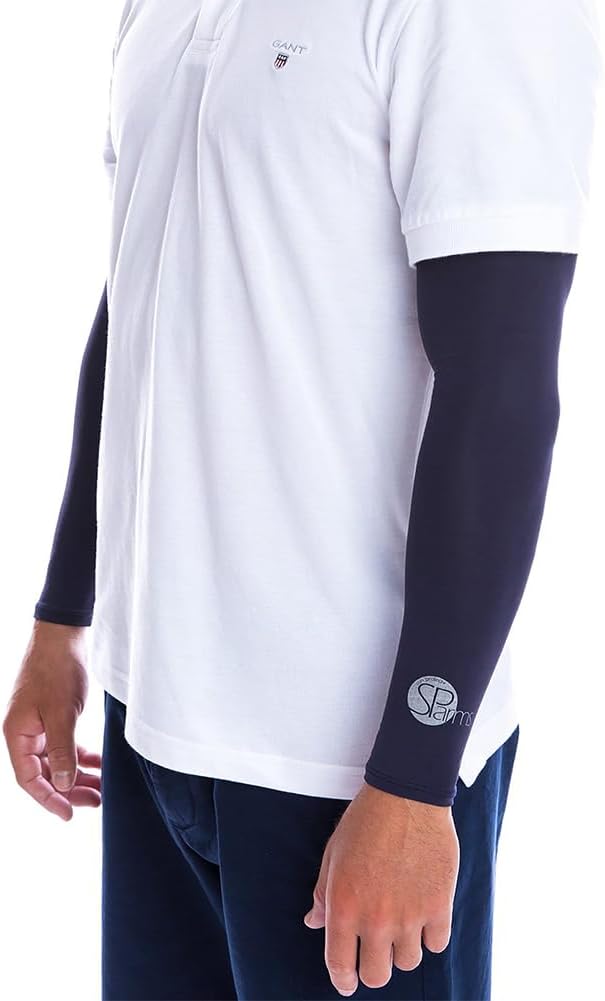 SParms Premium Sun Protection Arm Sleeves for Men and Women | Lightweight, Breathable Compression Arm Sleeves