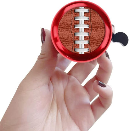 WIRESTER Cute Aluminum Round Bike Bell, Classic Ring Bicycle Bell, Bike Accessories Bell Ring for Adults Kids Girls Boys (Black, Red, Blue, Purple)