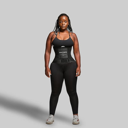 Hourglass Waist Trainer for Women – Adjustable Sweat Band for Stomach, Tummy Control & Workout Waist Trimmer