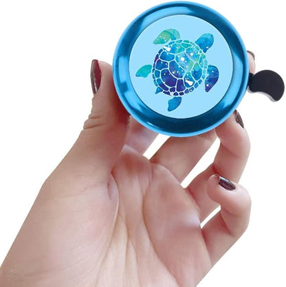 WIRESTER Cute Aluminum Round Bike Bell, Classic Ring Bicycle Bell, Bike Accessories Bell Ring for Adults Kids Girls Boys (Black, Red, Blue, Purple)