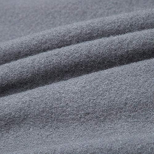 Goyoma Men Winter Fleece Lined 100% Cotton Thermal Long Johns Top Bottom Underwear Set