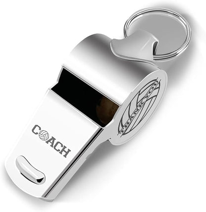 Whistle Thank You Volleyball Gifts for Coaches Teachers Whistle Emergency Coach Referee Lifeguard Loud Whistle for Men Women Referees Coach School Sports Coaches Whistle with Lanyard Cheer Coach Gift.