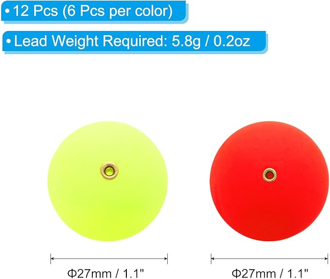 PATIKIL Fishing Bobber, Slip Foam Floats Buoy Rig Stoppers for Crappie Trout Bass Fishing