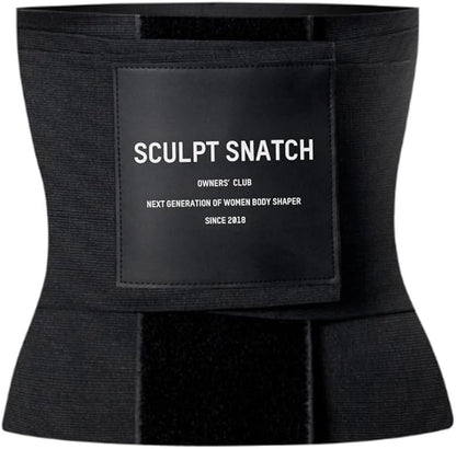 Hourglass Waist Trainer for Women – Adjustable Sweat Band for Stomach, Tummy Control & Workout Waist Trimmer