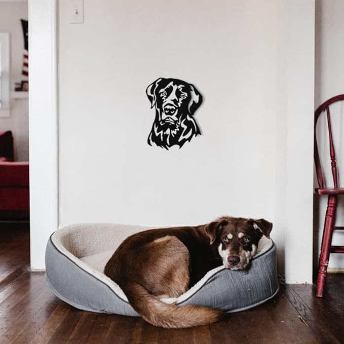 Labrador Dog Head Wall Hanging Resin Silicone Mold, Dog Epoxy Casting Mold for Home Office Wall Hanging, DIY Crafts Door Wall Art Party Pet Decoration