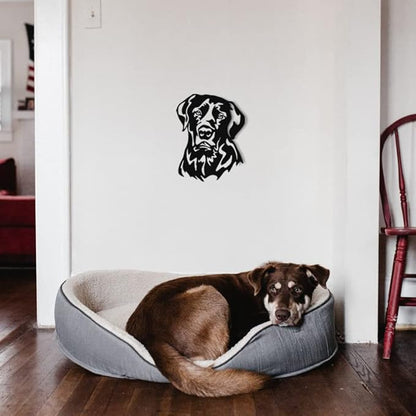 Labrador Dog Head Wall Hanging Resin Silicone Mold, Dog Epoxy Casting Mold for Home Office Wall Hanging, DIY Crafts Door Wall Art Party Pet Decoration