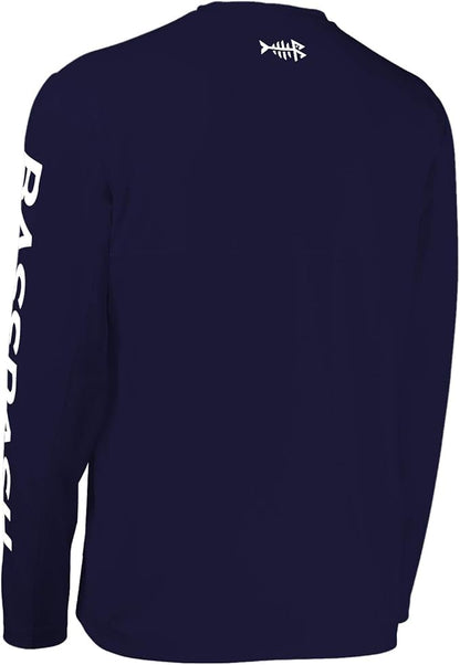 BASSDASH Fishing T Shirts for Men UV Sun Protection UPF 50+ Long Sleeve Tee T-Shirt