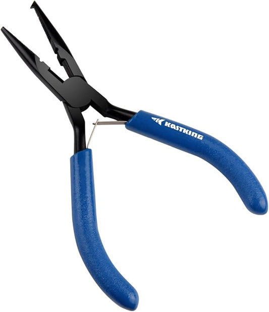 KastKing Intimidator Fishing Pliers, Corrosion Resistant Polymer Coated Fishing Tools, Tungsten Carbide Cutters, Saltwater Resistant Fishing Gear