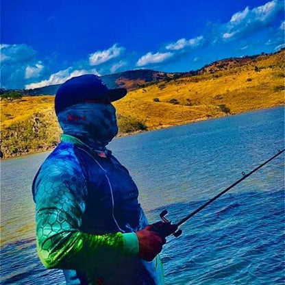 BASSDASH UPF 50+ UV Sun Protection Neck Gaiter Fishing Mask Hunting Kayaking Hiking Cycling Ski Sports