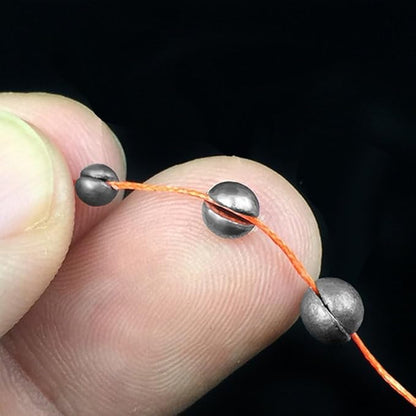 100PCS Fishing Weights Sinkers, Premium Split Shot Fishing Weights Sinkers, Round Removable Fishing Sinkers, 5 Sizes, Including 0.06/0.05/0.04/0.02/0.01ounce(Small)