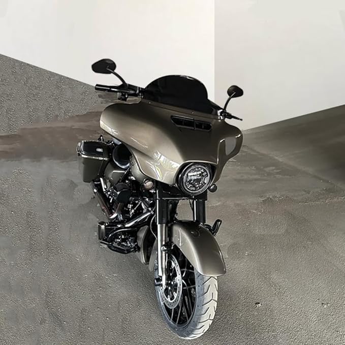 Black Sportster Mirrors for Harley Road King Street Electra Glide Dyna Softail Road Glide Motorcycle Rearview 1982-2019 2020 2021 2022