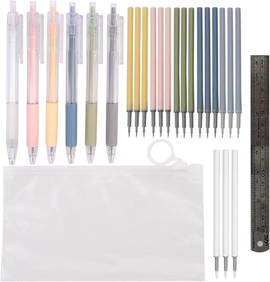 Craft Exacto Knife Craft Cutting Tool Paper Cutter Knife Pen Retractable Hobby Knife Blade Art Utility Precision Paper Cutting Carving Tool w/Pocket Clip for DIY Drawing Scrapbooking Tools