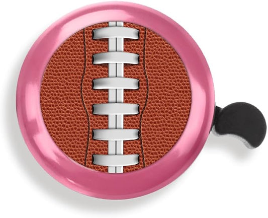 WIRESTER Pink Aluminum Round Bike Bell, Classic Ring Bicycle Bell, Bike Accessories Bell Ring for Adults Kids Girls Boys