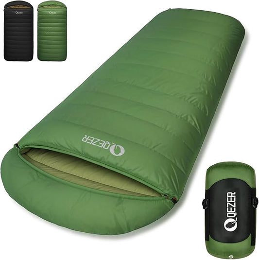 XL Sleeping Bag, Suitable for 4 Seasons Oversized Ultralight Backpacking Sleeping Bag for Adults, Great for Camping and Hiking