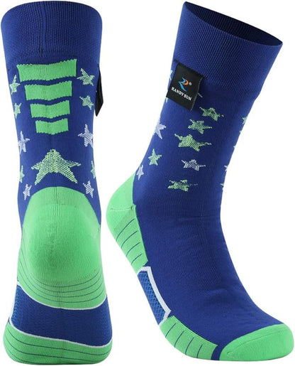 RANDY SUN Waterproof Breathable Socks, [SGS Certified] Unisex Novelty Skiing Trekking Hiking Wading Trail Socks