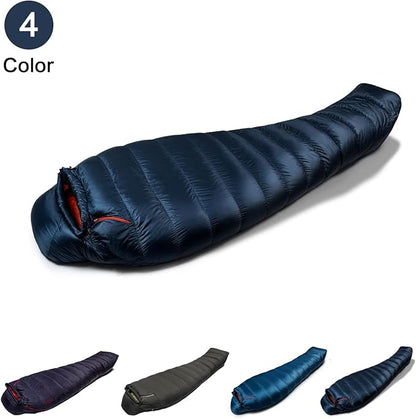 Ultralight Mummy Down Sleeping Bag 650 Fill Power Duck Down Suits for 32 Degree F for Camping Hiking Backpacking